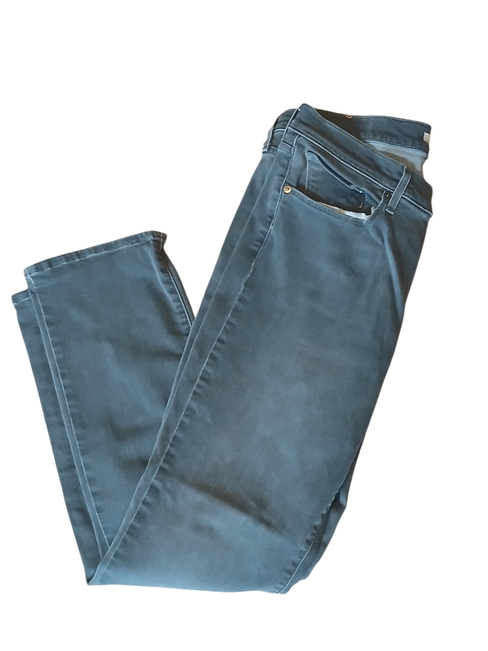 Levi's Gray Straight-Leg Jeans Size 30
